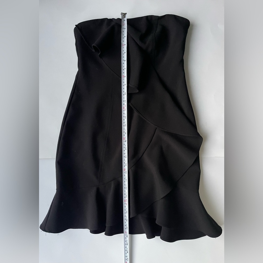 Likely Monetta Strapless Ruffle Mini Dress Black Size 8 Revolve Cocktail - Picture 6 of 7